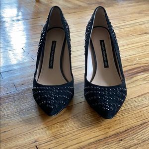 French Connection Black Heels